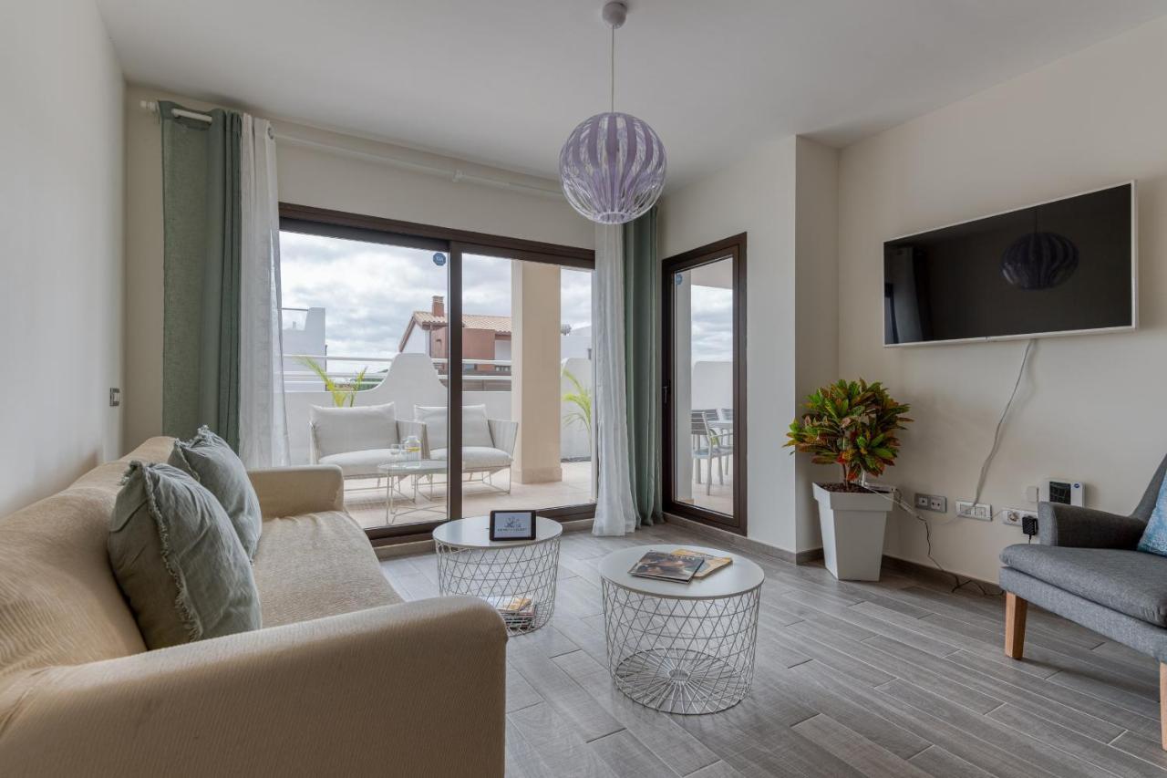 Homeforguest Flat With Large Terrace In Modern Residential Complex With Swimming Pool Caleta De Fuste Exteriör bild