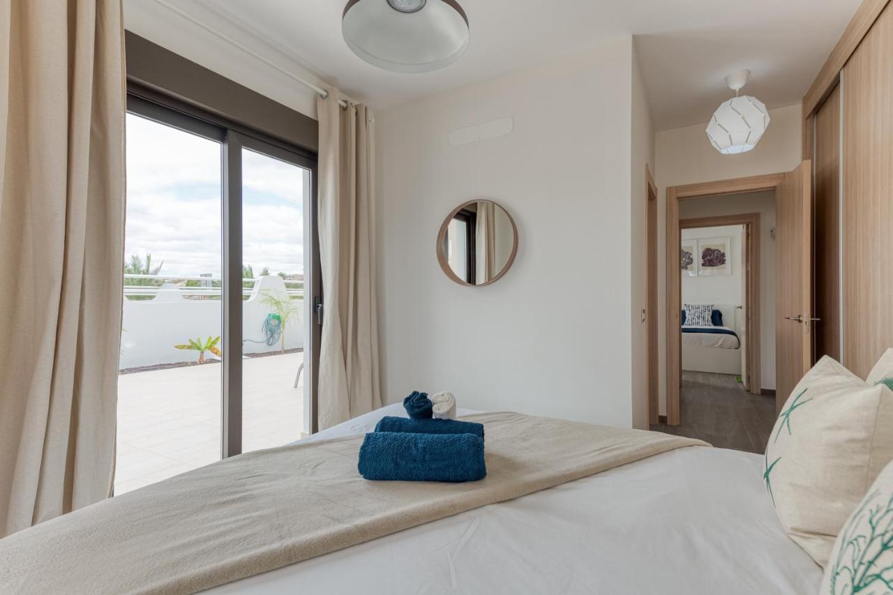 Homeforguest Flat With Large Terrace In Modern Residential Complex With Swimming Pool Caleta De Fuste Exteriör bild