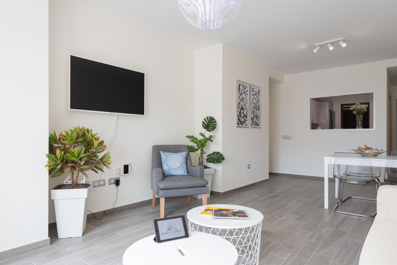 Homeforguest Flat With Large Terrace In Modern Residential Complex With Swimming Pool Caleta De Fuste Exteriör bild